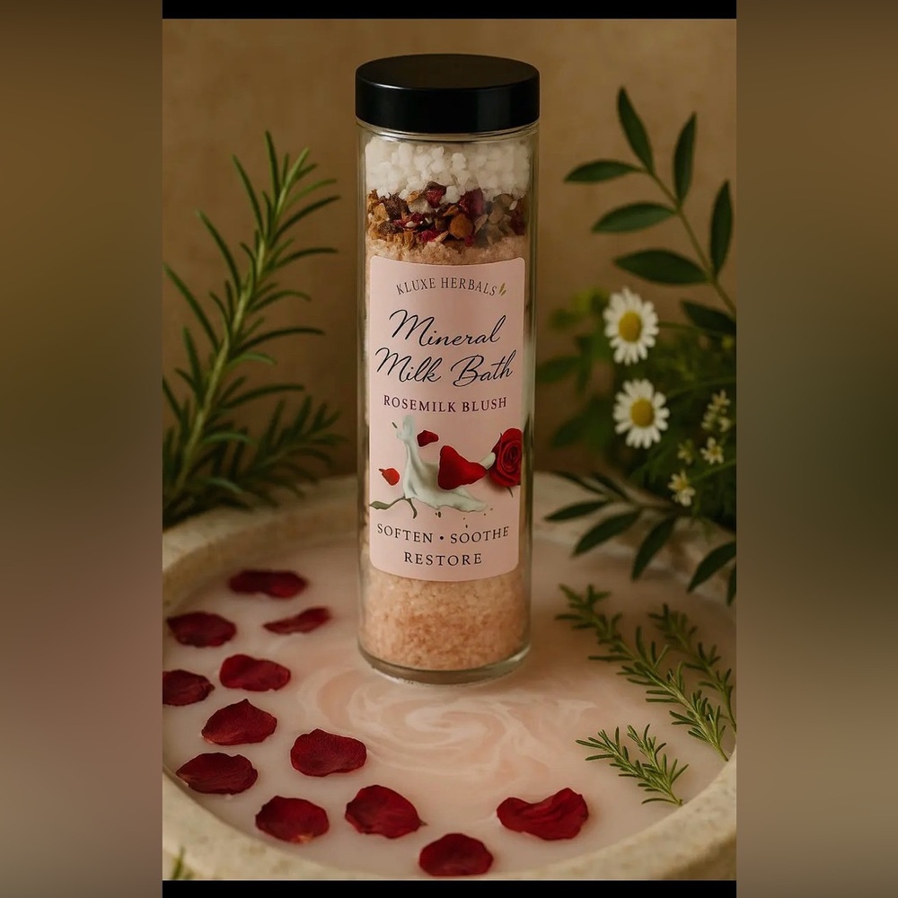 Mineral Milk Bath - Rosemilk Blush (Pink)- 1 oz